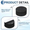 MECCANIXITY 16 Pcs Single Sided Speaker Isolation Feet Pads, 15mmx8mm Non Slip Foam Shock Absorption Base Pad Amplifier Stand Feet Mat for Speaker HiFi Home Theater Sound System, Black view 3