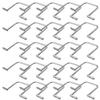 25Pcs 3 Inch D Rings, Aluminum Heavy Duty Distribution Rings for Managing and Organizing Electric Cables Wires, Silver view 1