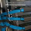 25Pcs 3 Inch D Rings, Aluminum Heavy Duty Distribution Rings for Managing and Organizing Electric Cables Wires, Silver view 4