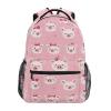 Wuskid Pigs Faces Backpack Bookbags Daypack Kids Girls Boys Backpacks Laptop Bags School Purse Travel Sports Water Resistant Men Women S view 1