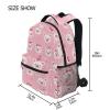 Wuskid Pigs Faces Backpack Bookbags Daypack Kids Girls Boys Backpacks Laptop Bags School Purse Travel Sports Water Resistant Men Women S view 4