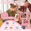 Kids Instant Print Camera, 1080P Selfie Video Camera with DIY Journal Kit  200+ Accessories, Christmas & Birthday Gifts for Girls & Boys Ages 3-12 (Pink) view 2