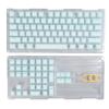 113 Keys PBT Keycaps, Professional DIY Original Height, Mute Mechanical Keyboard Accessory, Compatible with Most 61 108 Keys Mechanical Keyboards, Premium Silicone PBT Material (Mint Green) view 1