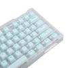 113 Keys PBT Keycaps, Professional DIY Original Height, Mute Mechanical Keyboard Accessory, Compatible with Most 61 108 Keys Mechanical Keyboards, Premium Silicone PBT Material (Mint Green) view 4