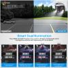VIKYLIN Security Camera Outdoor 4K Full-Color 24MP Dual-Lens 1/1.8" CMOS Smart Splicing IP POE Camera Outputs 180 Wide Angle, Two-Way Talk,Active Detterence,SMD4.0,IVS,EPTZ,DMSS/SmartPss Lite view 4