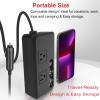 12V to 110V Car Power Inverter 200W - 400W Surge, Dual USB C Fast Charge & AC Outlets, Multi - for Truck RV view 3