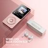 AGPTEK A02 MP3 Player with Bluetooth 5.3, 1.8 inch Screen Portable Music Player with Speaker, FM Radio, Voice Recorder, Supports Expanded Up to 128GB(Rose Gold, 64GB) view 2