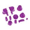 Purple Full Set L R ABXY Z Keypads Buttons with 3D Thumbsticks Caps for Gamecube Controller for NGC view 1