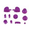 Purple Full Set L R ABXY Z Keypads Buttons with 3D Thumbsticks Caps for Gamecube Controller for NGC view 2