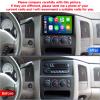 Car Radio Stereo for Dodge RAM 1500 2500 3500 2002 2003 2004 2005, Android 13, 9" IPS Touch Screen Upgrade Dash Kit with CarPlay & Android Auto, GPS Navigation DSP SWC 5G WiFi Camera 8CORE 8+256GB view 2