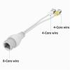 1 Set POE Splitter Network Cabling Connector 3-Way RJ45 Connector for Security Camera Install Accessory view 3