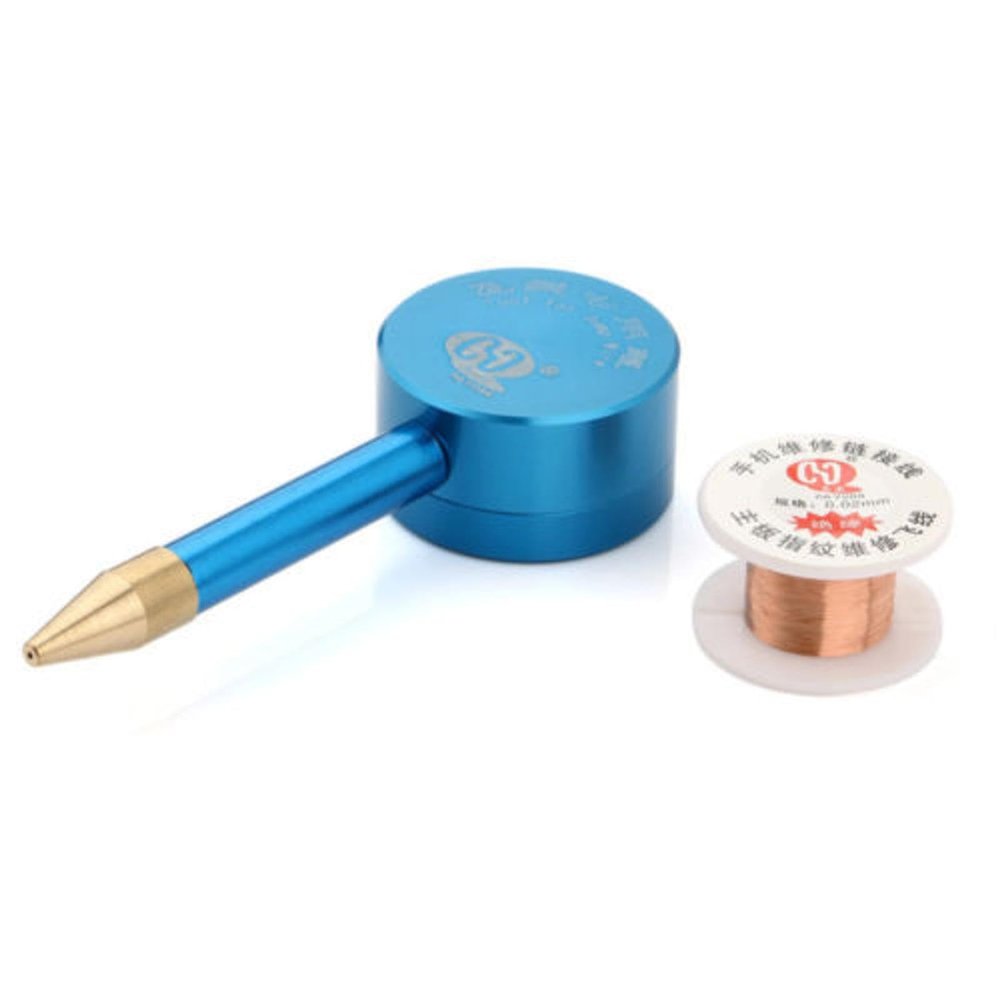 Jumper Wire Pen BGA Welding Assistant Tool Helper with 0.02mm Jumper Wire Reel Parts