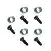 5 Set Game Console SSD Screw and Ring Replacement for PS5 Console Solid State Drive Accessory view 1