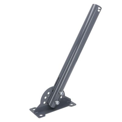Adjustable Roof Mount for , Adjustable Roof Pole Satellite Mounting Stainless Steel Bracket, Includes Mounting Kit for Balcony Outdoor