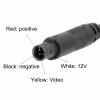 4Pin Male Head Cable, Car Universal to CVBS Female Connector for Backup Reverse Camera, Signal Power Adapter Harness Accessories view 3