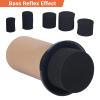 2Pcs 85mm x 100mm Speaker Port Tube Sponge, Subwoofer Bass Reflex Tube Bass Woofer Box Port Tube Vent Sponge for Enhanced Sound Effect view 2