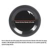 2Pcs 100mm x 100mm Speaker Port Tube Sponge, Subwoofer Bass Reflex Tube Bass Woofer Box Port Tube Vent Sponge for Enhanced Sound Effect view 2