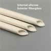 1pc Fiberglass Braided Sleeve Silicone Tube Pipe High Temp Heat Resistant Flame Retardant Insulated Sleeving(7 X 9MM_3M) view 4