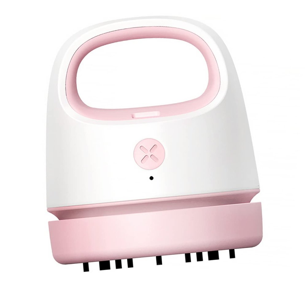 IWOWHERO Tabletop Vacuum Cleaner Desk Vacuum Handheld Dust Collector Rechargeable USB Charging Pet Hair Suction Brush Low Noise