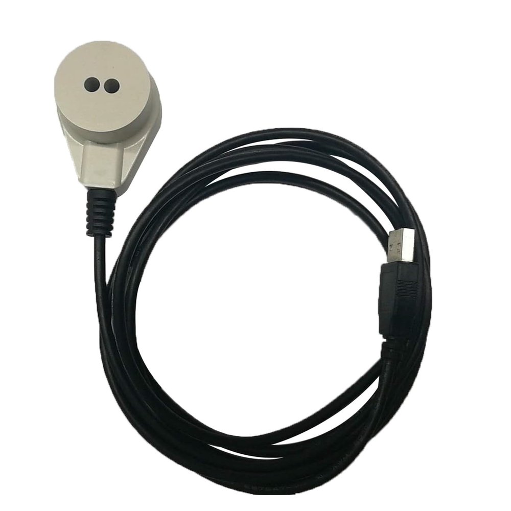 KUIQEO FENG GUO CP2102 USB to IRDA Near Infrared IR Adapter Cable Compatible Electricity,Gas,Water Meter Reading Data(2m,USB Version)