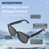 Smart Glasses with Over 100 Languages Translation, AI Translation Music and Calls Glasses with Built in Mic and Speaker, Real Time Bluetooth Translator Glasses for Men Women view 2