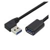 ACGTUY Extension Cable USB 3.0 Male to Female Right Angle 90 Degree USB Adapter UP/Down/Left/Right Cabo USB 0.2M(Style A) view 2