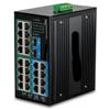 TI-PG262 - 26-Port Hardened Industrial Gigabit PoE+ DIN-Rail Switch view 1