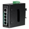 TI-PE50 - 5-Port Industrial Fast Ethernet PoE+ DIN-Rail Switch view 1