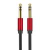 Guitar Cable Ja-ck 6.5mm 6.35mm 1/4Inch Male to Male Bass Keyboard Instrument Cable for Electric Mandolin Pro Audio(Red-6.5mm TRS,4.5 M) view 1