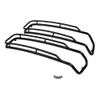 CSFTIOEP Black Top Hard Saddlebags Lids Rack Rail Guards Iron for Electra for Road for Road King for Street for Super for Tour for Tri view 2