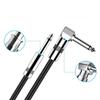 bodateng 1/4 Inch Right Angled to Straight Guitar Cable 6.35mm Male Instrument Mono 6.5mm Cord for Electric Guitar Mandolin Pro Audio(6.5 TS,1.5m) view 4