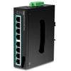 TI-PE80 - 8-Port Industrial Fast Ethernet PoE+ DIN-Rail Switch view 1