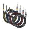 bodateng 2 Pack 6.35 to 6.35 Guitar Cable 6.35 1/4 Inch Mono Ja-ck 6.5mm to 6.5mm Audio Instrument Wire for Bass Mixer Cord(4 Packs,3m) view 2