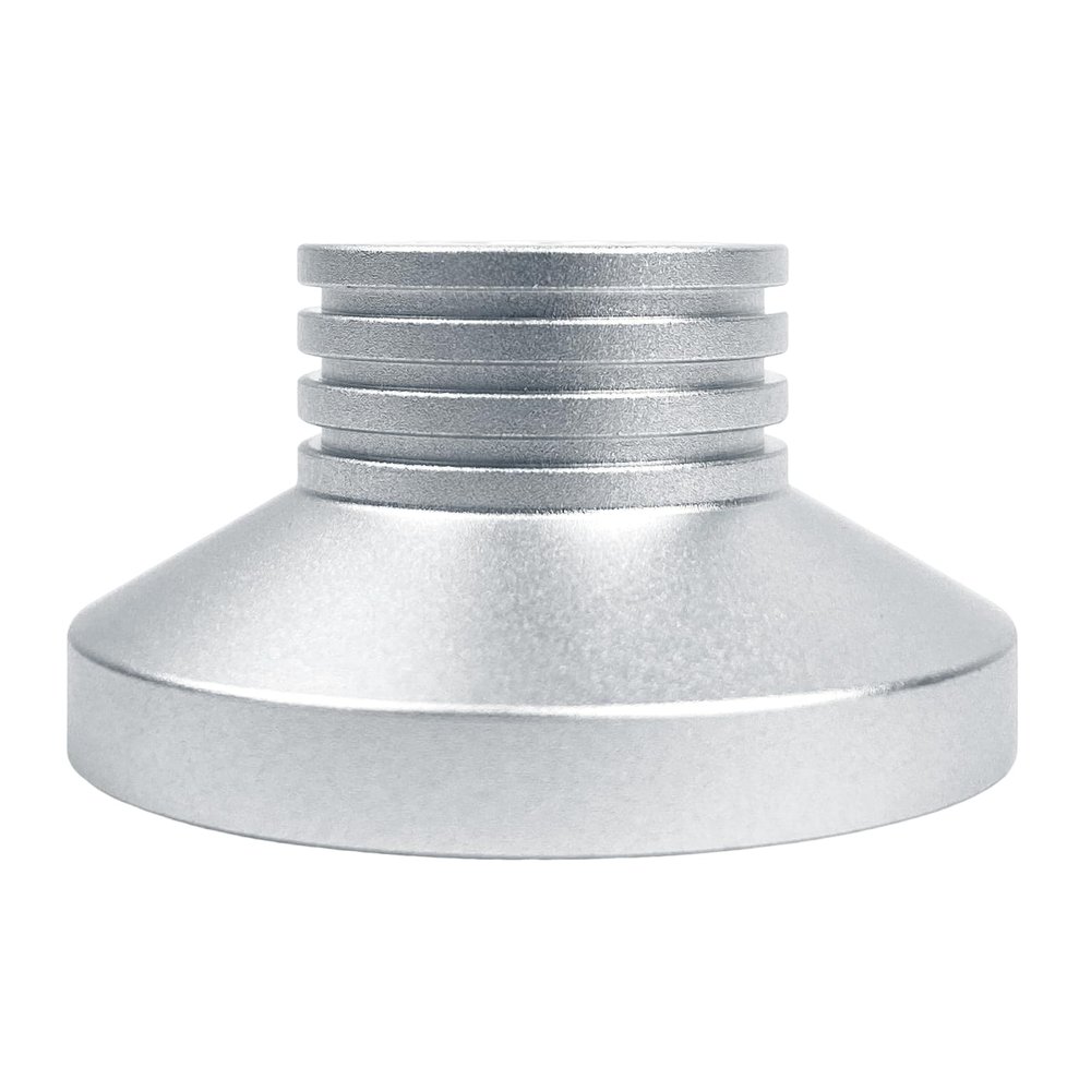 Dufray 45 RPM Record Adapter Durable Solid Aluminum 1.06oz Center Adapter for 7 inch Record Vinyl (30G, Silver)