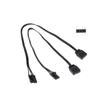 ACGTUY Adapter Cable for RGB to Standard ARGB 4Pin 3Pin Adapter Connector Pirate Ship Controller Adapter Line QL LL120 ICUE(3pin) view 3