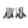 1M USB 2.0 Male to 2 Way DC Male Female Power Supply Splitter Connector Cable Plug Cord Adapter 22awg 3A A07(USB to 2 dc Female) view 3