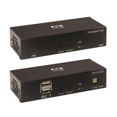 Eaton Tripp Lite Series Dual-Monitor DisplayPort Over Cat6 Ethernet Extender Kit, Up to 230 Feet / 70 Meters, 4K@60Hz Video, 4:4:4, Power Over Cable, TAA Compliant, 1-Year Warranty (B127A-1A1-BDBDA)