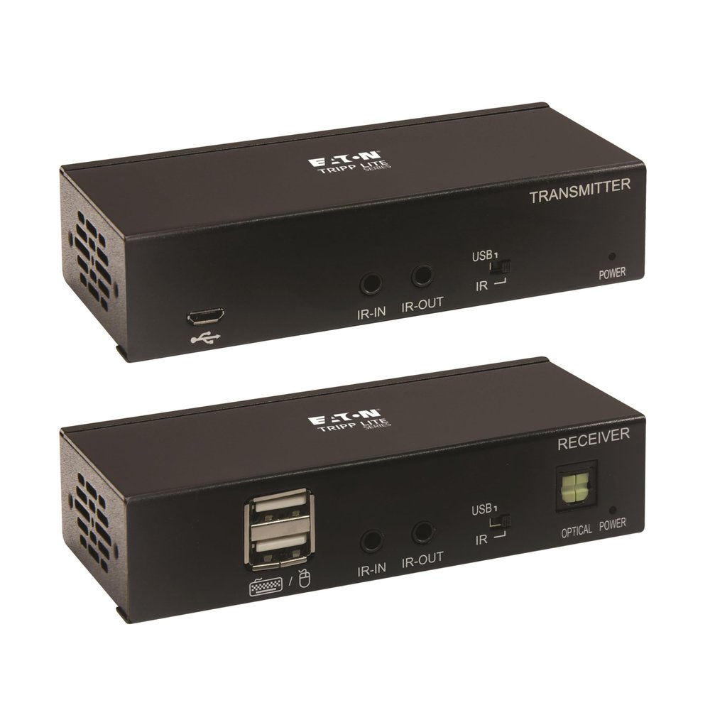 Eaton Tripp Lite Series Dual-Monitor DisplayPort Over Cat6 Ethernet Extender Kit, Up to 230 Feet / 70 Meters, 4K@60Hz Video, 4:4:4, Power Over Cable, TAA Compliant, 1-Year Warranty (B127A-1A1-BDBDA)