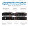 Eaton Tripp Lite Series Dual-Monitor DisplayPort Over Cat6 Ethernet Extender Kit, Up to 230 Feet / 70 Meters, 4K@60Hz Video, 4:4:4, Power Over Cable, TAA Compliant, 1-Year Warranty (B127A-1A1-BDBDA) view 3