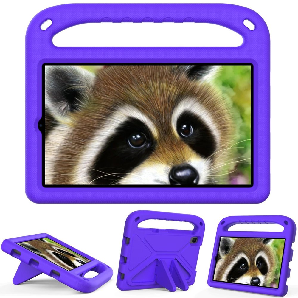 Kids Shockproof Case for Lenovo Tab M8 TB-8505 /TB-8705 /TB-85062021 Handle Stand Heavy Duty Tablet Cover,Lightweight EVA Kid Friendly Shockproof Protective Cases (Purple)