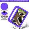 Kids Shockproof Case for Lenovo Tab M8 TB-8505 /TB-8705 /TB-85062021 Handle Stand Heavy Duty Tablet Cover,Lightweight EVA Kid Friendly Shockproof Protective Cases (Purple) view 2