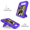 Kids Shockproof Case for Lenovo Tab M8 TB-8505 /TB-8705 /TB-85062021 Handle Stand Heavy Duty Tablet Cover,Lightweight EVA Kid Friendly Shockproof Protective Cases (Purple) view 4