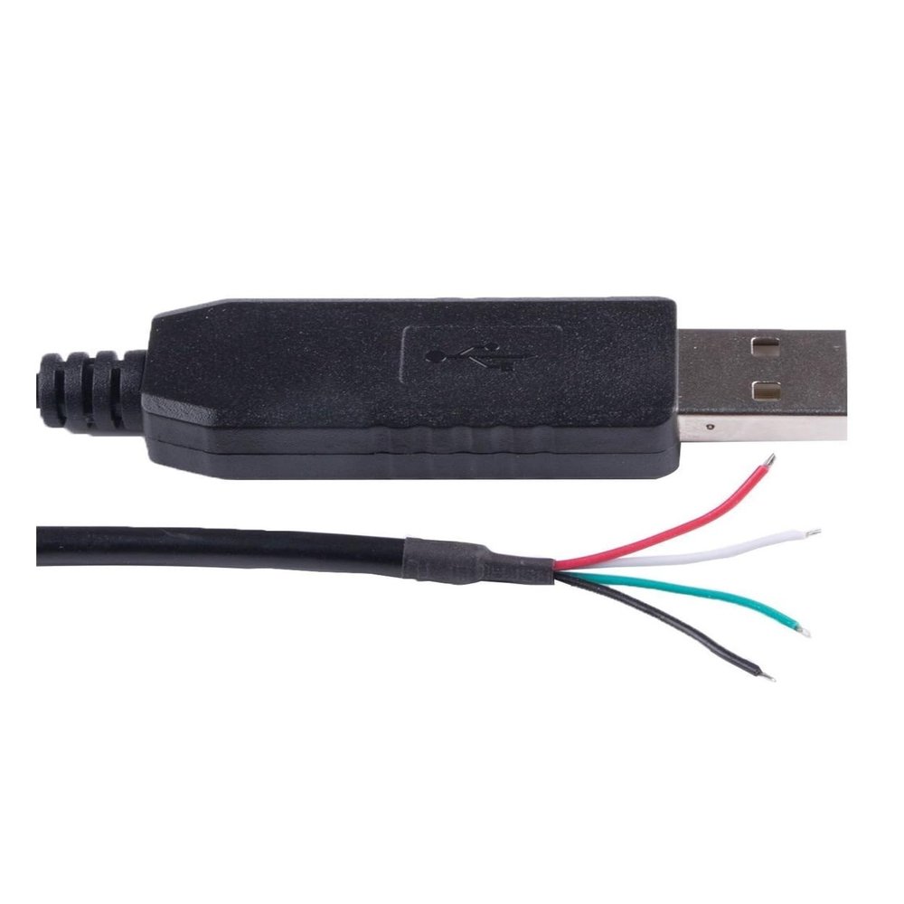 KUIQEO FENG GUO CP2102 USB to RS232 Serial COM Port Wire End Connector Programming Cable Compatible USB-RS232-1800-WE