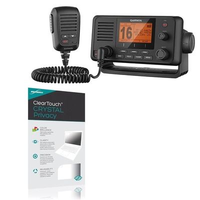 BoxWave Screen Protector Compatible with Garmin VHF 215 - ClearTouch Crystal Privacy (2-Pack), Privacy Screen Protector Flexible Film Clear