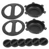 ARTIBETTER 8pcs Round Speaker Handle Pulls Replaced Cabinet Handles for Audio Speakers Heavy Duty Pulls Accessory view 1