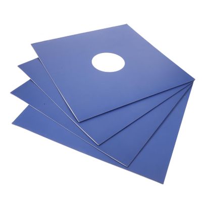 AUTSUPPL 4pcs Vinyl Record Outer Sleeves Heavy Duty Cardboard Protectors for Albums and Scratch-Resistant Covers for Record Collection Storage and Display