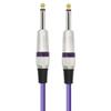 6.35 Guitar Cable Ja-ck Male to Male 1/4 Inch Instrument Audio Cable 6.5mm to 6.5mm Gold-Plated Aux Cables for Guitar Mixer So On(Purple M-M,12m) view 1