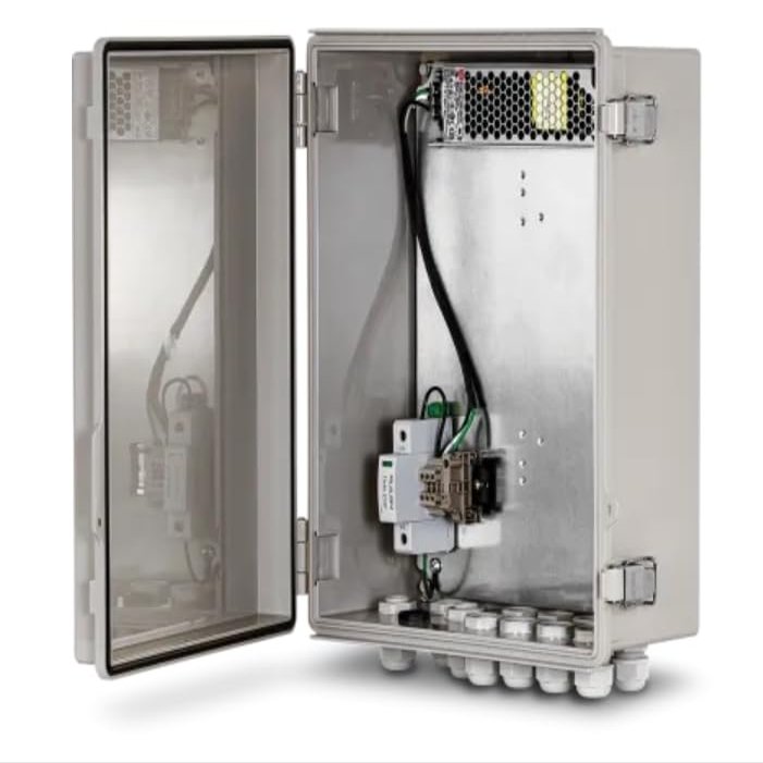 TI-CA3K Outdoor IP68 Weatherproof Enclosure with Power Supply
