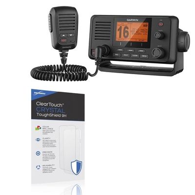 BoxWave Screen Protector Compatible with Garmin VHF 215 - ClearTouch Crystal ToughShield 9H (2-Pack), Clear 9H Tough Flexible Film Screen Protector