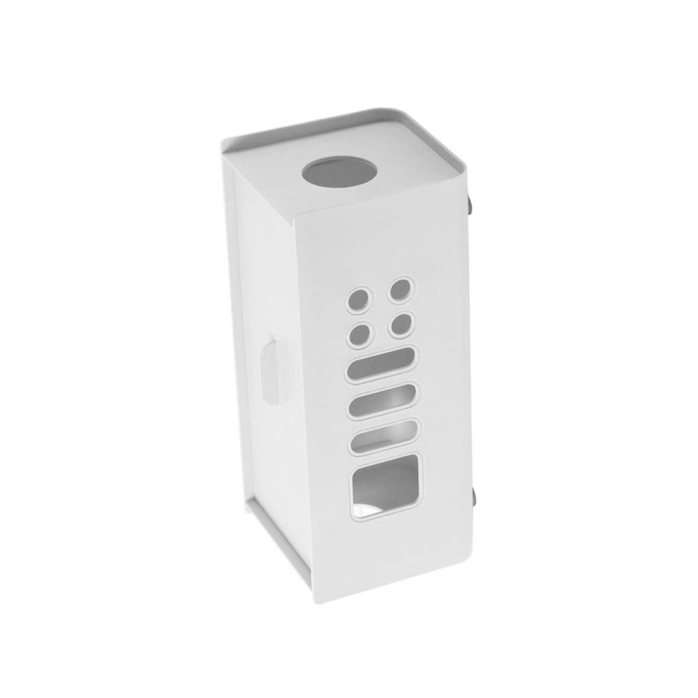 Angoily Wear-Resistant Cable Supply Box Dormitory Wire Organizer White Multi-Function Cord Organizer